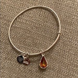 Alex and Ani Topaz Birthstone Bracelet